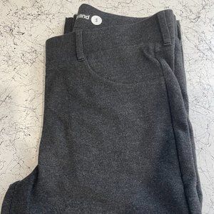 Betabrand Straight-Leg | 7-Pocket Dress Pant Yoga Pants GREY